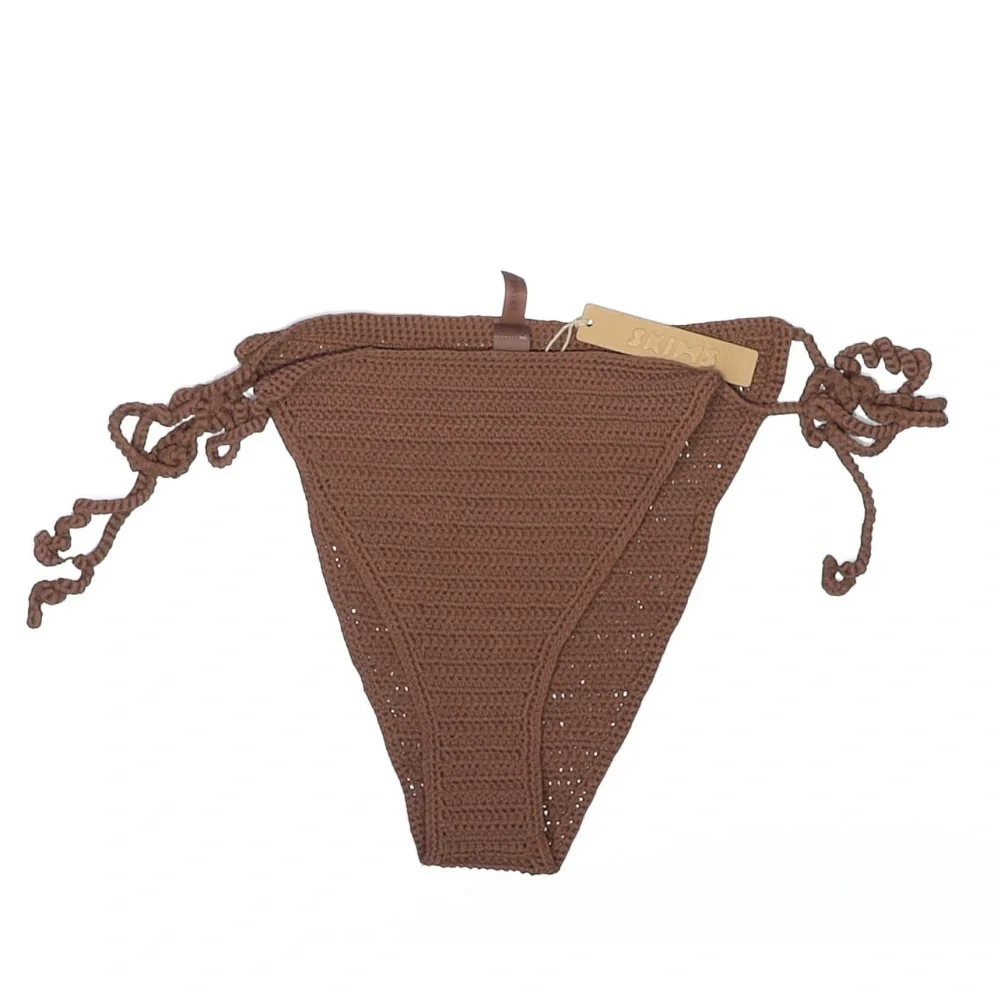 Skims Crochet Jasper Brown Bikini Bottom color Size 3x NWT new